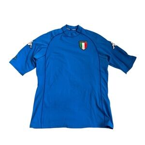 VTG 2000-02 Italy Kappa Home National Football Jersey Size: M